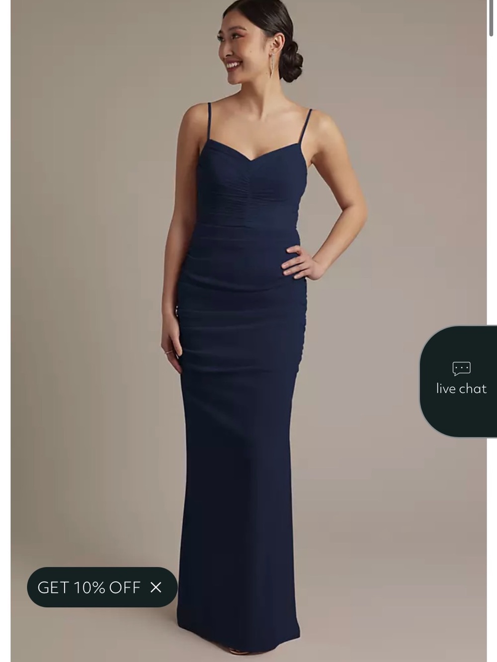 Navy Evening Gown